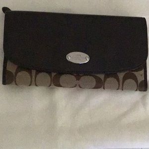 Brown on Brown Coach Wallet